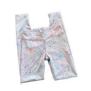 Athleta Girl Splatter Print Athletic Leggings 12